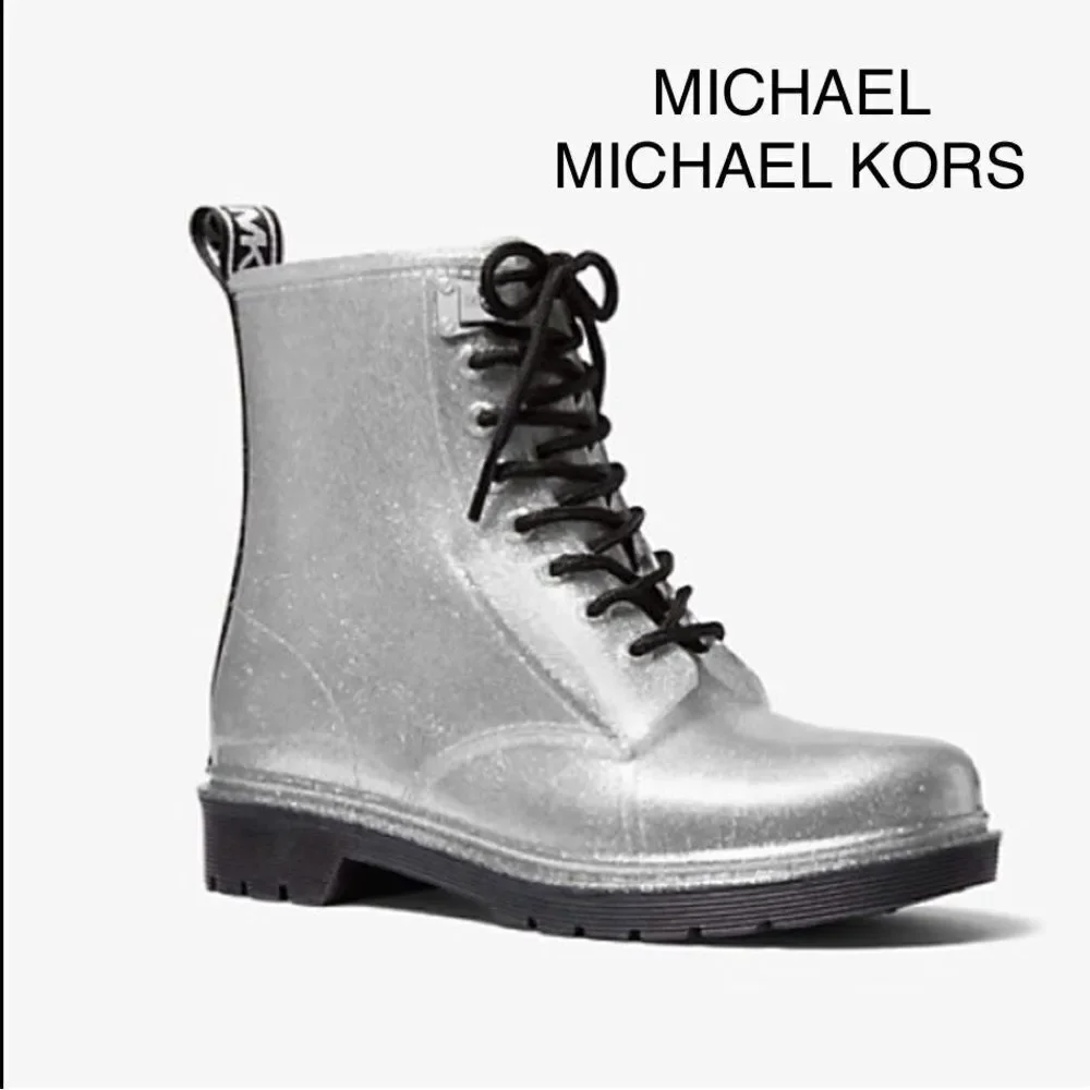 MICHAEL Michael KORS Tavie Logo Tape and Glitter Rain …